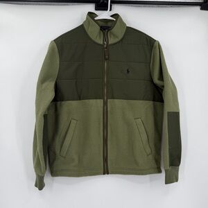 Polo Ralph‎ Lauren fleece jacket Green medium nwt